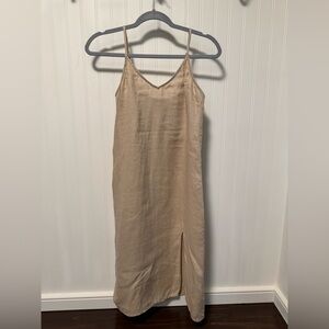 Rachel Zoe Beige Linen Dress